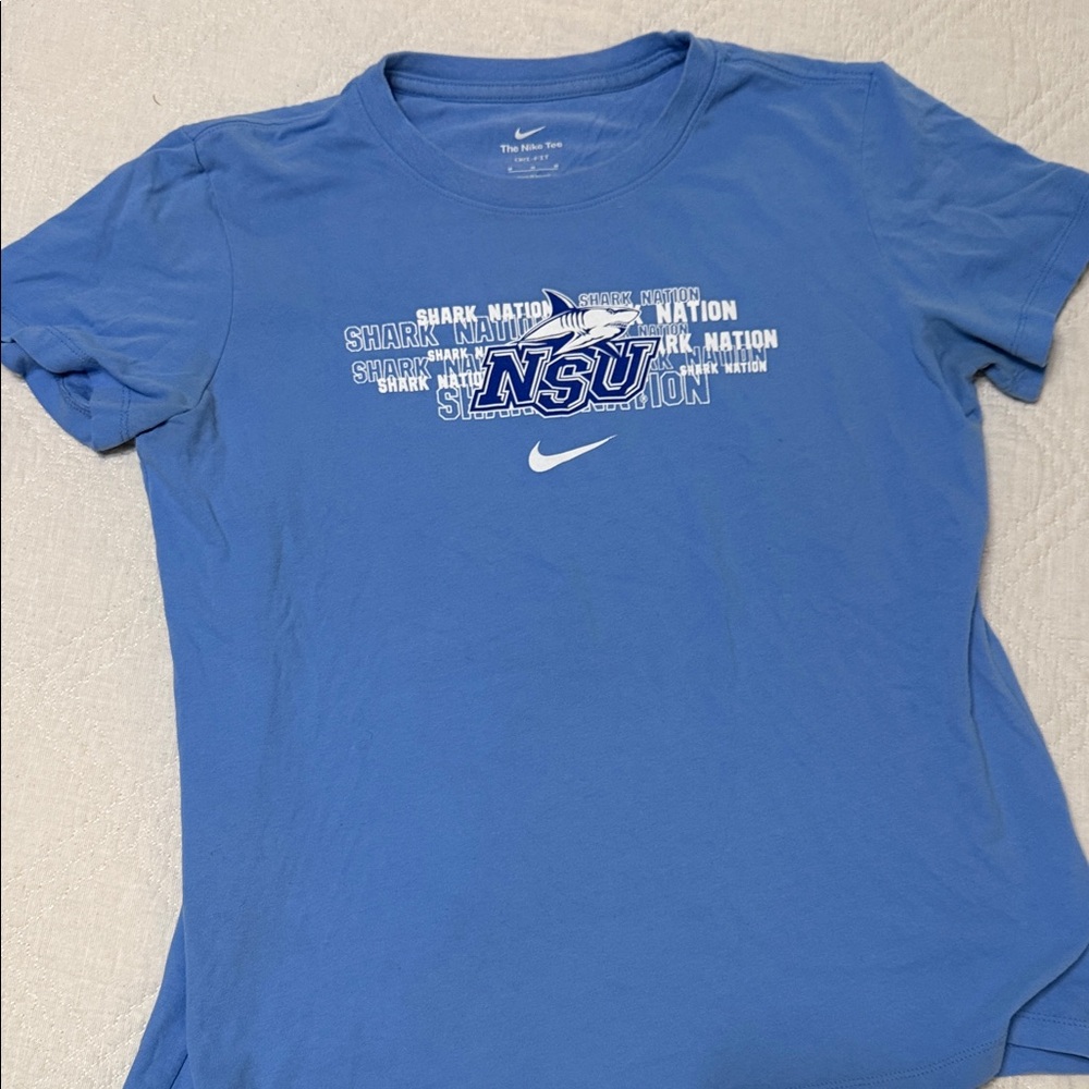 Nike Nova Southeastern University Women's Blue Graphic Tee